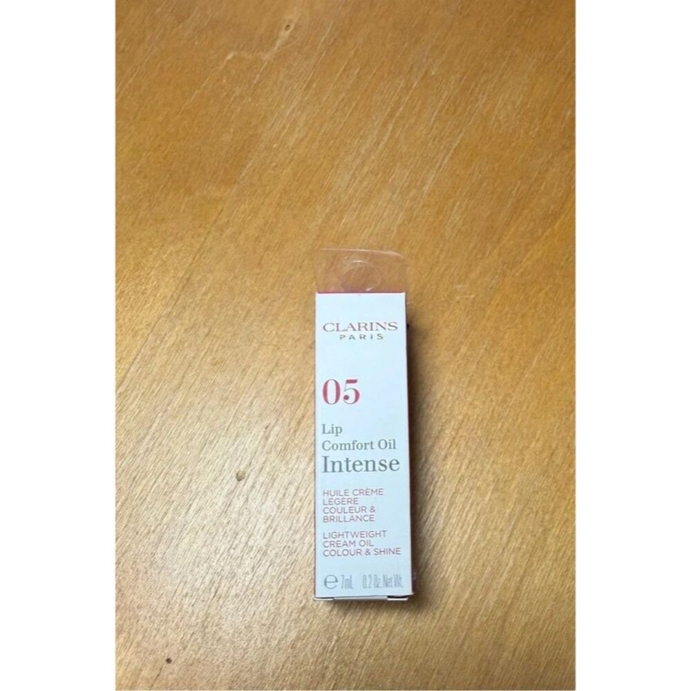 Clarins Lip Comfort Oil Intense 05 Intense Pink | NIB Sealed | Full Size